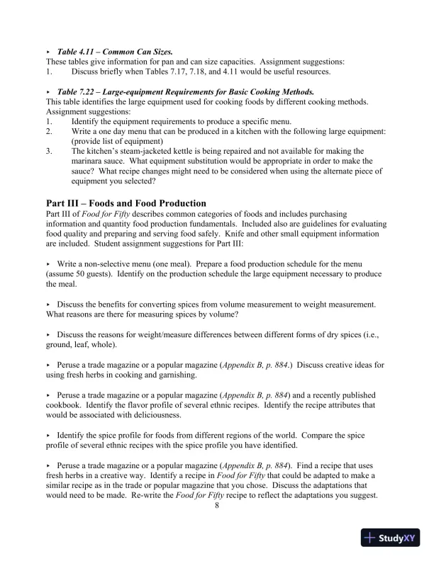 Food for Fifty, 14th Edition Test Bank - Page 12 preview image