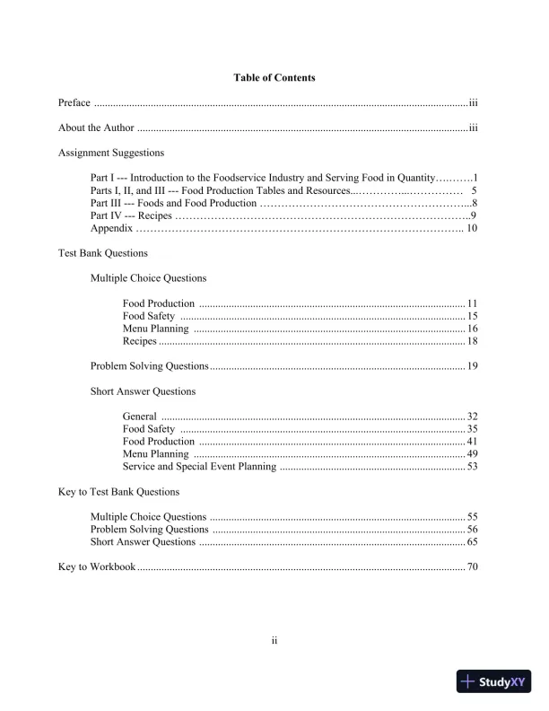 Food for Fifty, 14th Edition Test Bank - Page 3 preview image