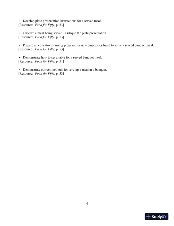 Food for Fifty, 14th Edition Test Bank - Page 8 preview image