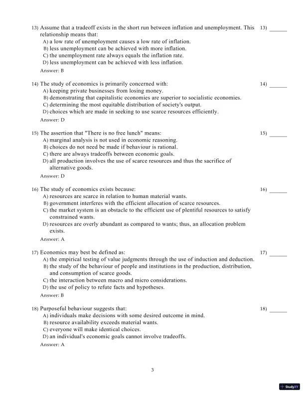 Test Bank for Microeconomics, 21st Edition - Page 24 preview image