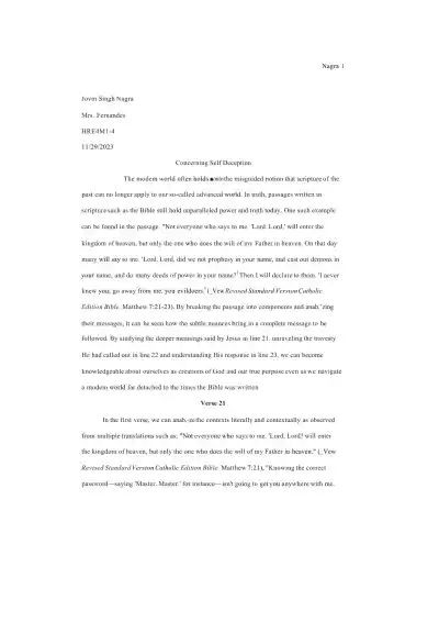 Concerning self-deception - Page 1 preview image