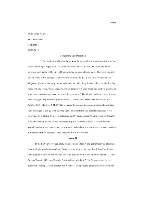 Concerning self-deception - Page 1 preview image