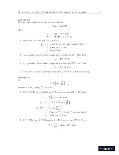 Solution Manual for Principles of Communications , 7th Edition - Page 1 preview image