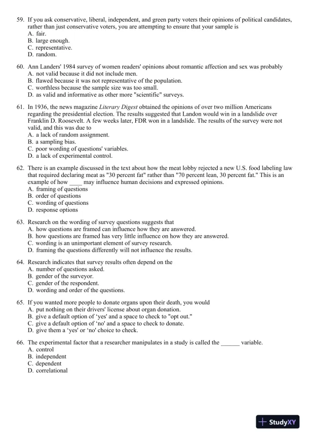Test Bank For Social Psychology, 11th Edition - Page 9 preview image