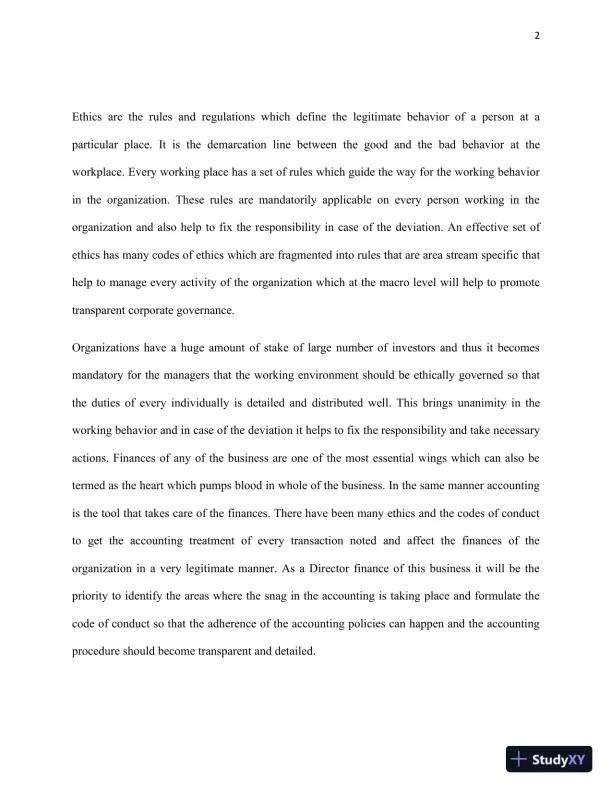 ACCOUNTING CODE OF ETHICS - Page 3 preview image