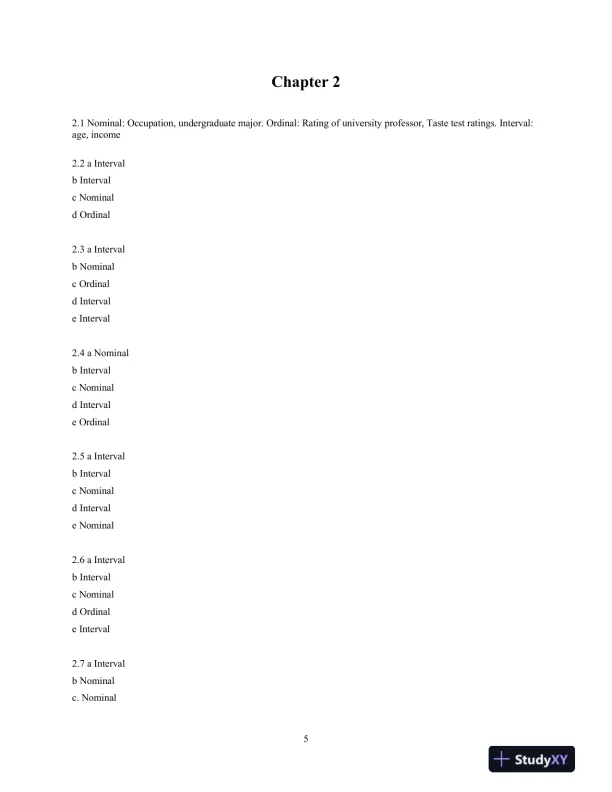 Statistics For Management And Economics + XLSTAT Bind-In , 11th Edition Solution Manual - Page 4 preview image