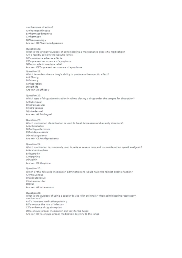 Pharmacological and Parenteral Therapies - Page 4 preview image