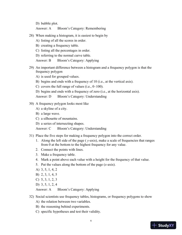 Test Bank for Statistics For The Behavioral And Social Sciences, 6th Edition - Page 10 preview image