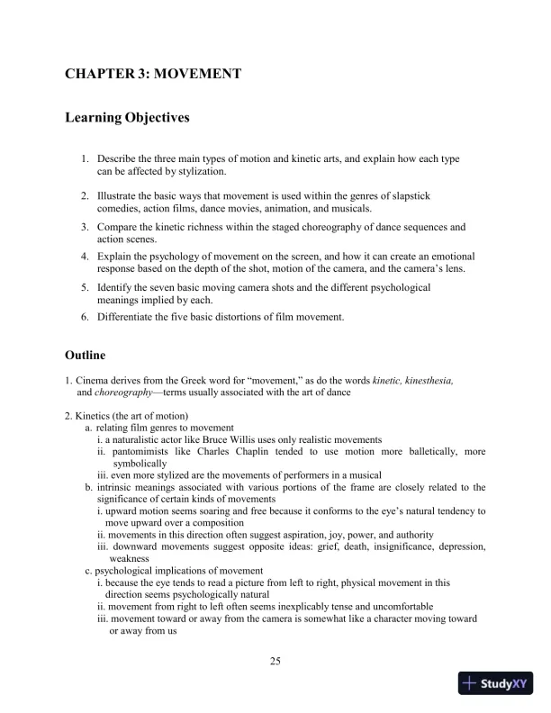 Class Notes for Understanding Movies, 14th Edition - Page 30 preview image