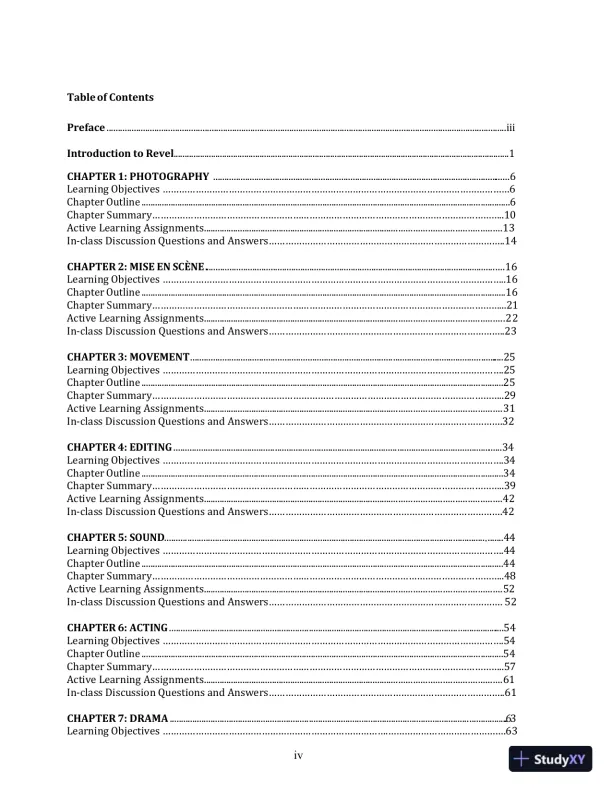 Class Notes for Understanding Movies, 14th Edition - Page 4 preview image