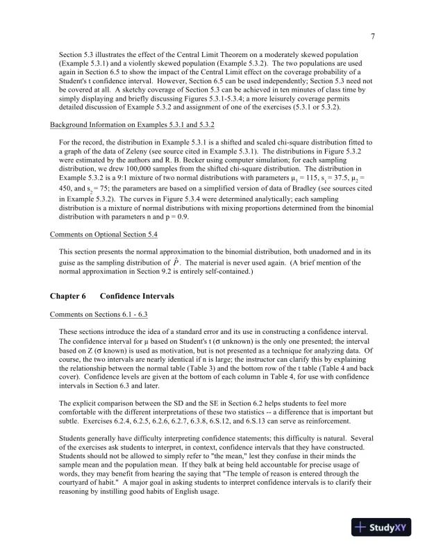 Solution Manual for Statistics for the Life Sciences, 5th Edition - Page 10 preview image