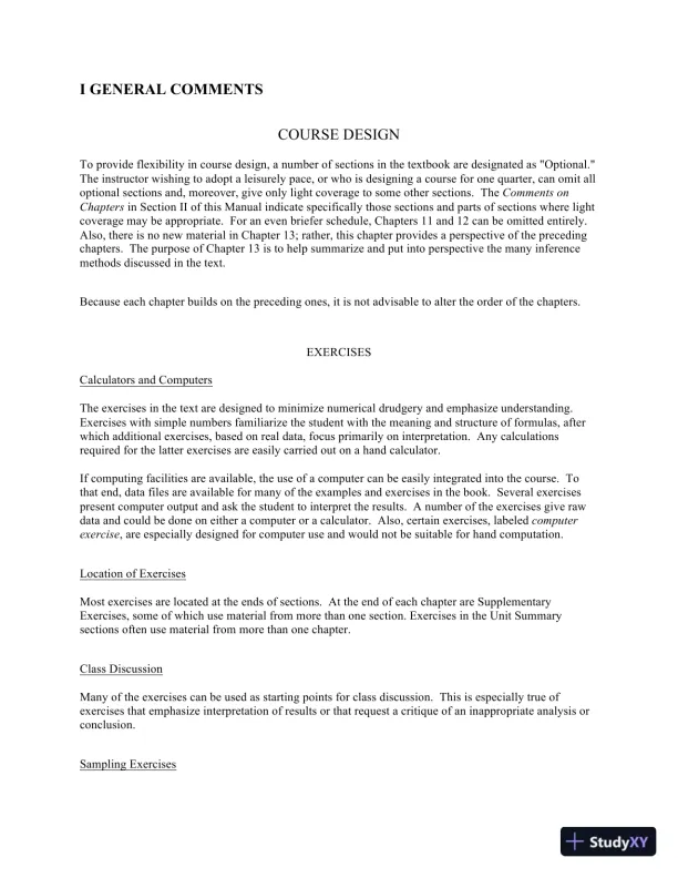 Solution Manual for Statistics for the Life Sciences, 5th Edition - Page 4 preview image