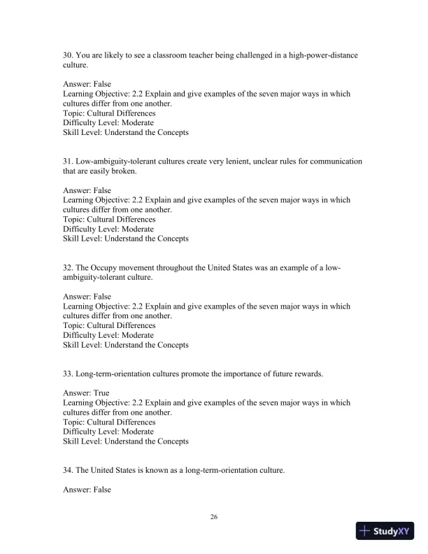 Test Bank for Interpersonal Messages , 4th Edition - Page 29 preview image