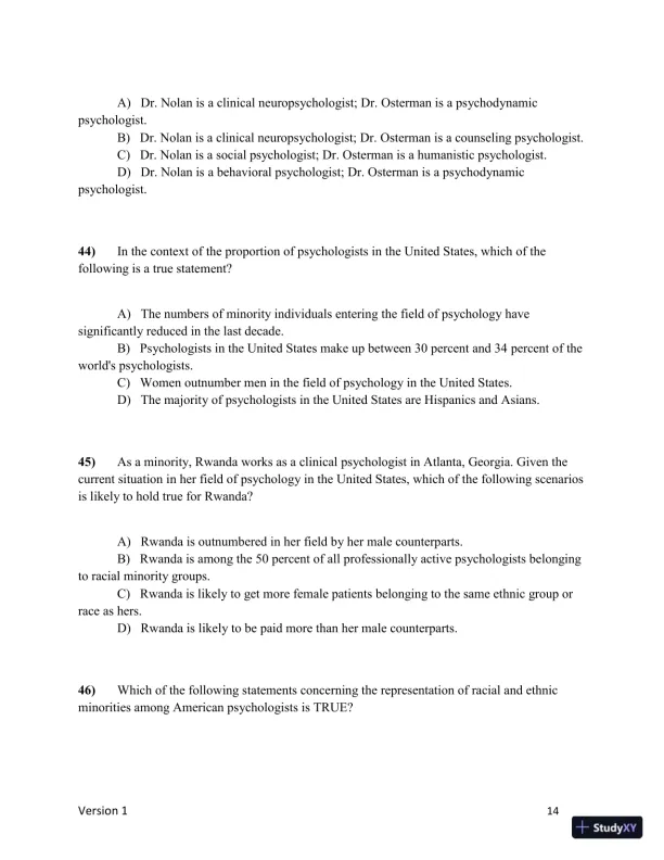 Test Bank for Understanding Psychology, 15th Edition (Chapters 1-5) - Page 15 preview image