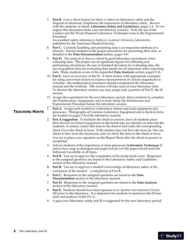 Lecture Notes for Laboratory Manual for Principles of General Chemistry , 10th Edition - Page 16 preview image