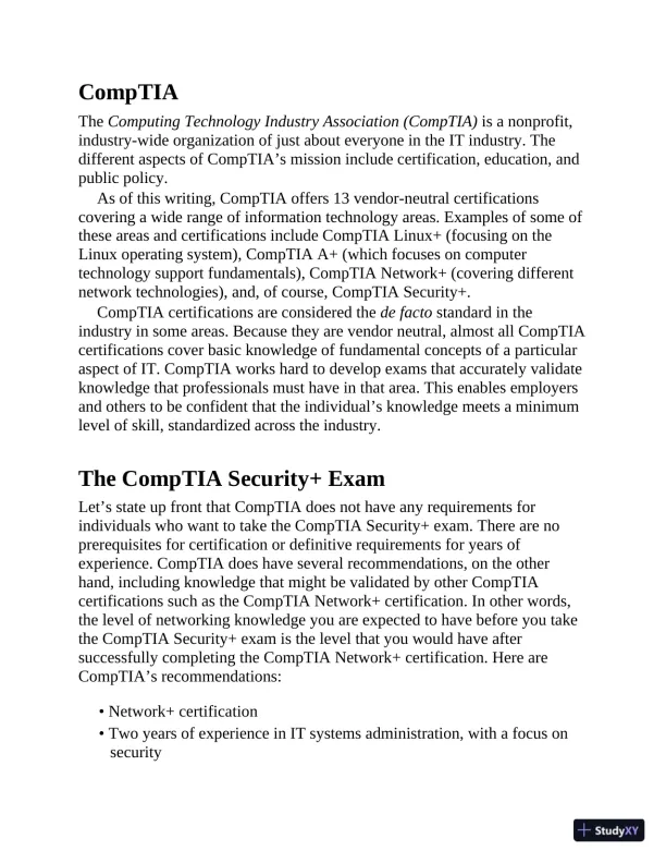 Mike Meyers' CompTIA Security+ SY0-601 Exam Certification Guide, 3rd Edition (2021) - Page 27 preview image