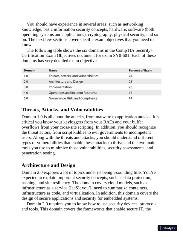 Mike Meyers' CompTIA Security+ SY0-601 Exam Certification Guide, 3rd Edition (2021) - Page 28 preview image