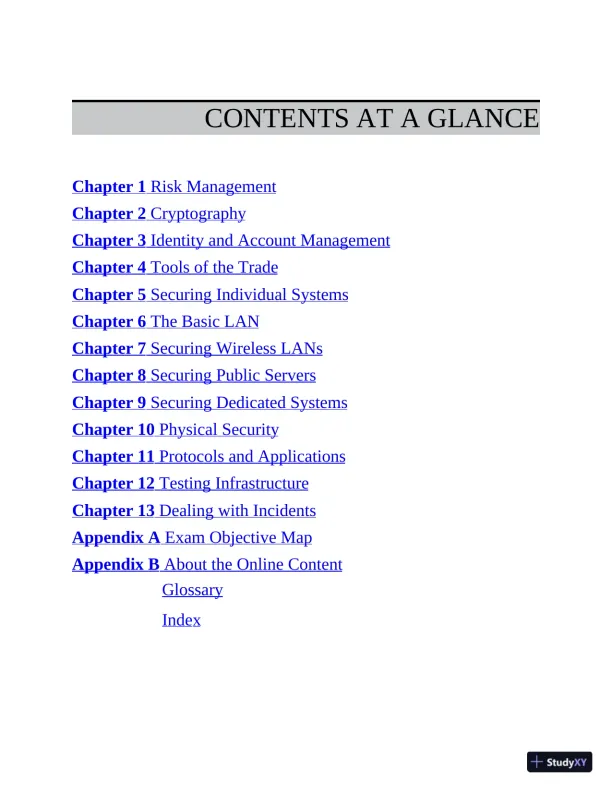 Mike Meyers' CompTIA Security+ SY0-601 Exam Certification Guide, 3rd Edition (2021) - Page 9 preview image