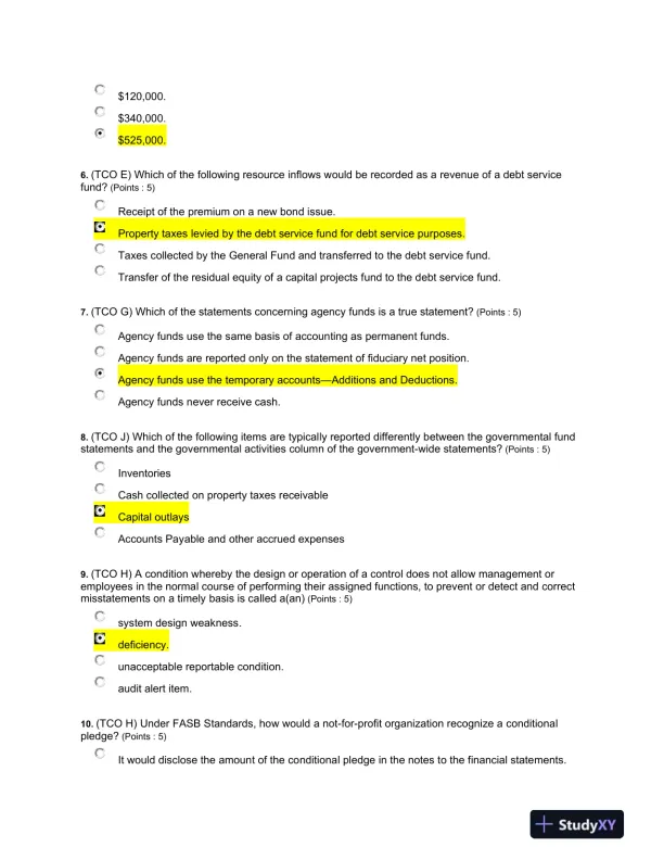 Government and Nonprofit Accounting: Financial Reporting and Transactions Analysis - Page 3 preview image