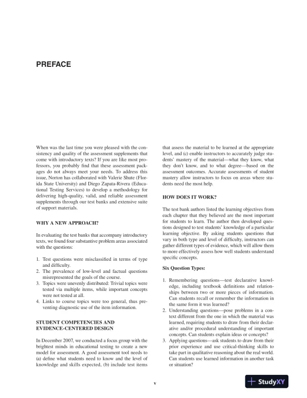 Test Bank For Organic Chemistry, 5th Edition - Page 5 preview image
