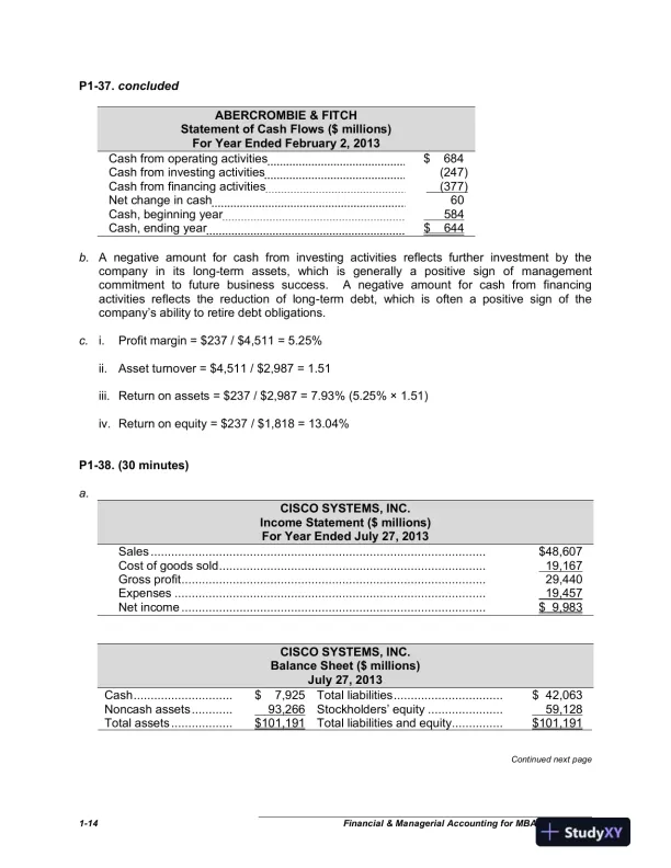 Financial And Managerial Accounting For MBAs, 4th Edition Solution Manual - Page 15 preview image