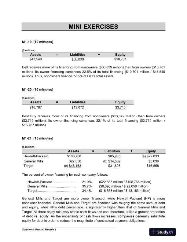 Financial And Managerial Accounting For MBAs, 4th Edition Solution Manual - Page 6 preview image