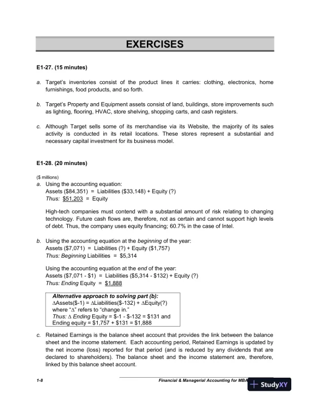 Financial And Managerial Accounting For MBAs, 4th Edition Solution Manual - Page 9 preview image