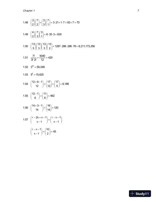 Solution Manual for Mathematical Statistics with Applications, 8th Edition - Page 10 preview image