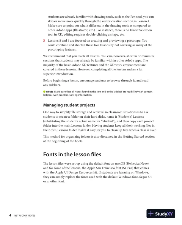 Lecture Notes for Adobe XD Classroom in a Book (2020 release) - Page 5 preview image