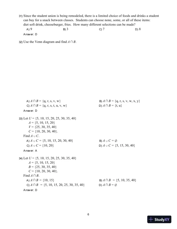 Test Bank For Math in Our World, 4th Edition - Page 15 preview image
