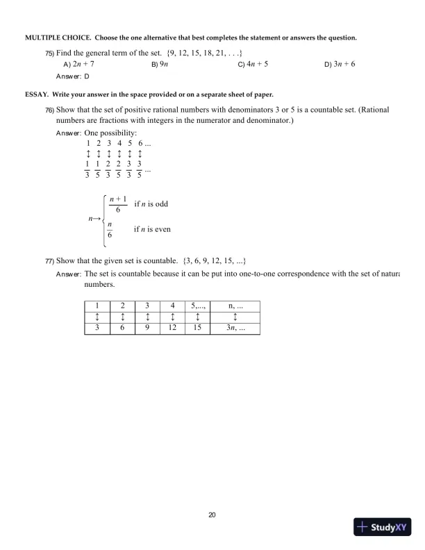 Test Bank For Math in Our World, 4th Edition - Page 29 preview image
