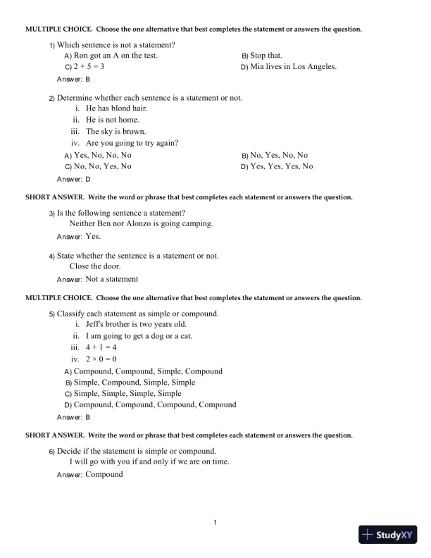 Test Bank For Math in Our World, 4th Edition - Page 30 preview image