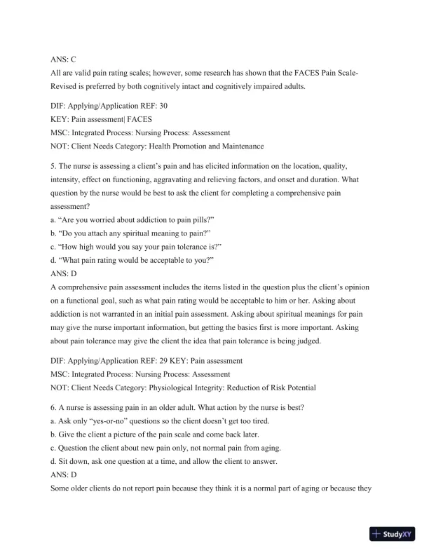 Test Bank For Medical-Surgical Nursing: Patient-Centered Collaborative Care (2 Volume Set), 8th Edition - Page 25 preview image
