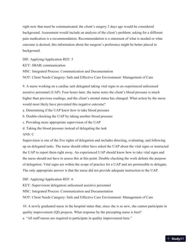Test Bank For Medical-Surgical Nursing: Patient-Centered Collaborative Care (2 Volume Set), 8th Edition - Page 6 preview image
