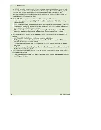 ATI TEAS 7 Comprehensive Practice Exam - Page 16 preview image