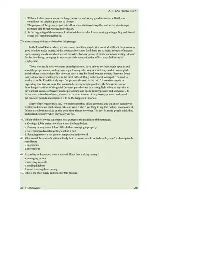 ATI TEAS 7 Comprehensive Practice Exam - Page 19 preview image