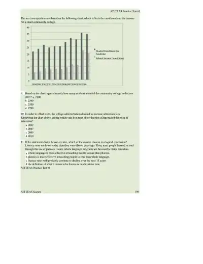 ATI TEAS 7 Comprehensive Practice Exam - Page 5 preview image