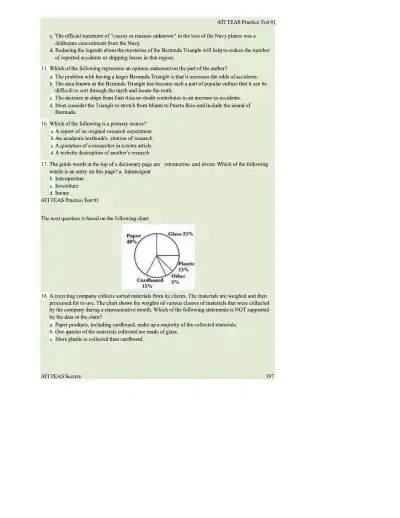ATI TEAS 7 Comprehensive Practice Exam - Page 7 preview image