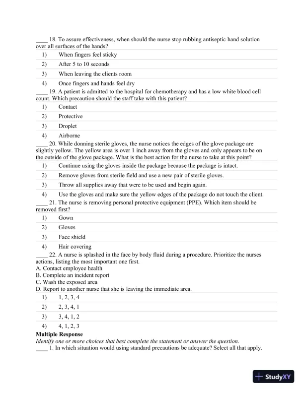 Test Bank For CURRENT Medical Diagnosis and Treatment 2019, 58th Edition - Page 5 preview image