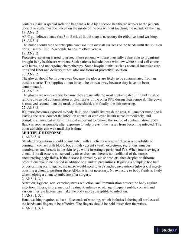 Test Bank For CURRENT Medical Diagnosis and Treatment 2019, 58th Edition - Page 9 preview image
