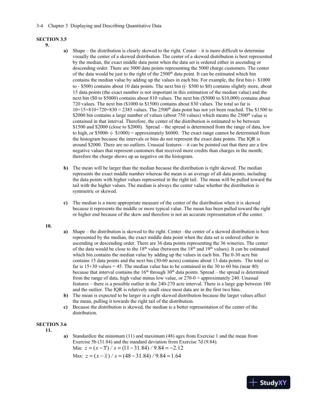 Solution Manual for Business Statistics: A First Course, 3rd Edition - Page 12 preview image
