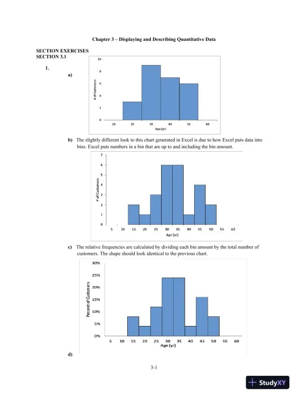 Solution Manual for Business Statistics: A First Course, 3rd Edition - Page 9 preview image