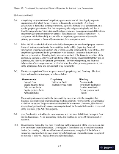 Solution Manual for Accounting for Governmental and Nonprofit Entities, 15th edition - Page 12 preview image