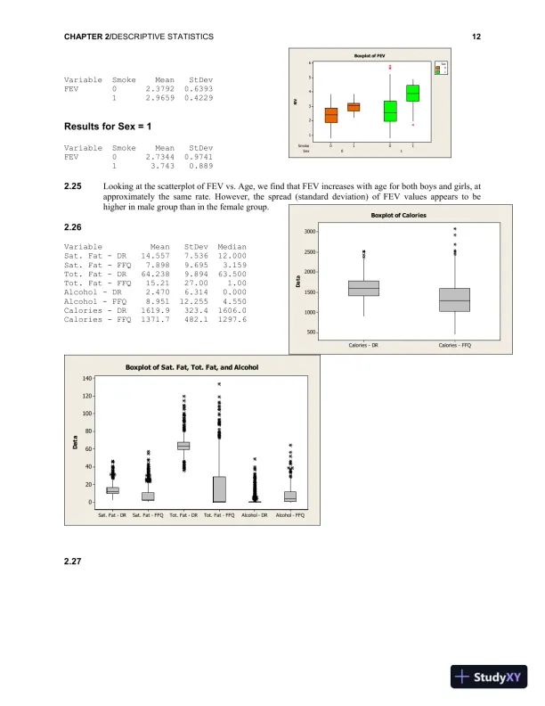 Solution Manual for Fundamentals of Biostatistics, 8th Edition - Page 14 preview image