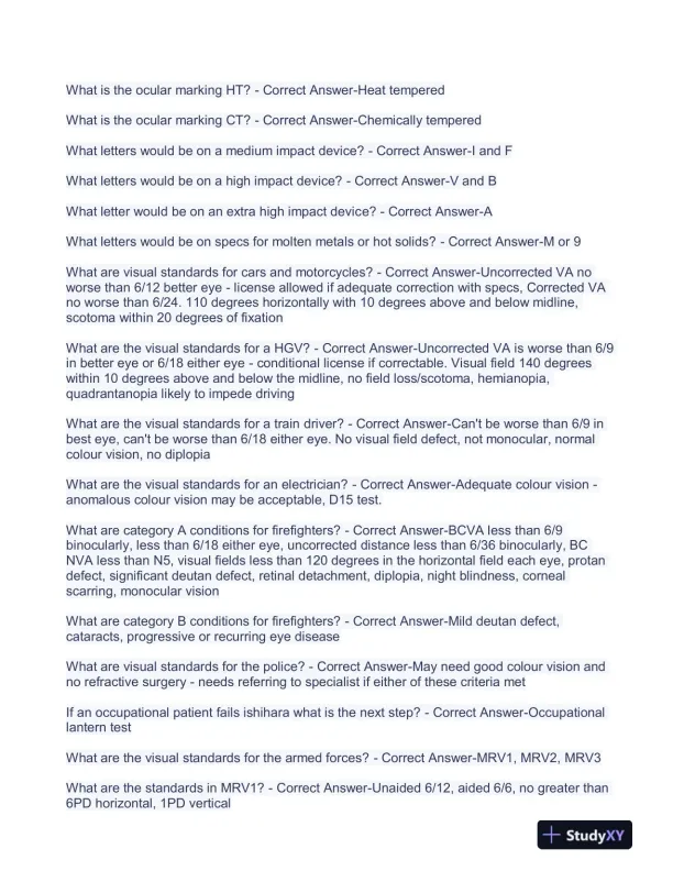 2023 OCANZ Nursing Diagnosis Practice Exam With Answers (218 Solved Questions) - Page 4 preview image