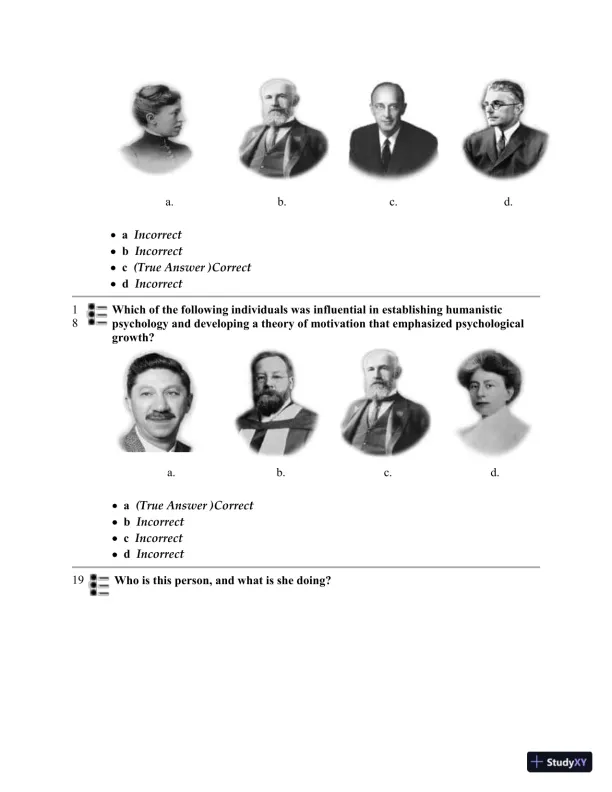 Test Bank for Psychology, 6th Edition - Page 10 preview image