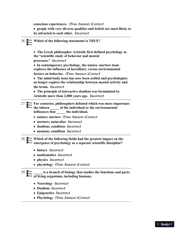 Test Bank for Psychology, 6th Edition - Page 13 preview image