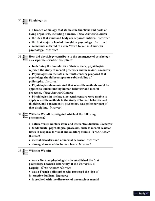 Test Bank for Psychology, 6th Edition - Page 14 preview image