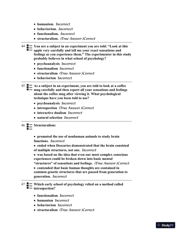 Test Bank for Psychology, 6th Edition - Page 17 preview image