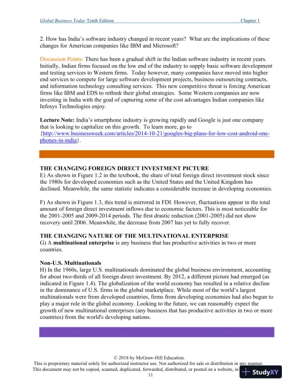 Global Business Today , 10th Edition Class Notes - Page 12 preview image